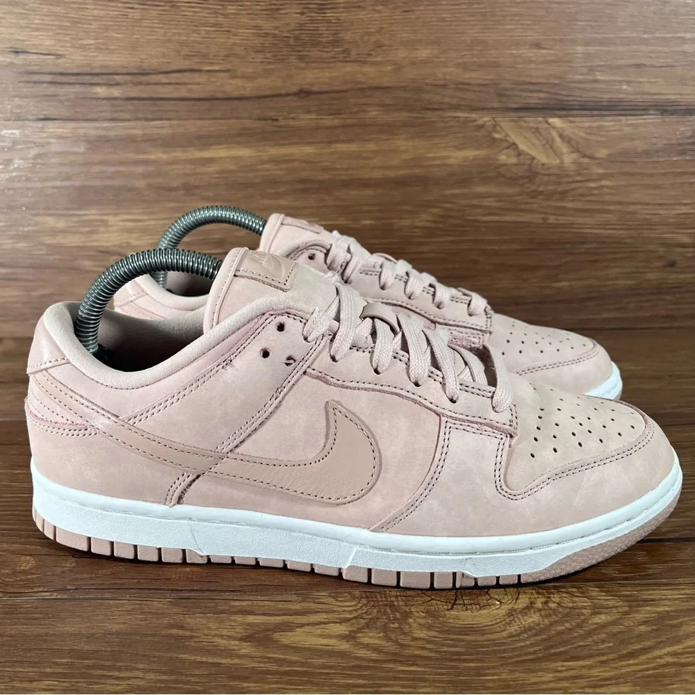 Nike Dunk‎ Low PRM MF ‘Pink Oxford’ Women’s Size 9 Shoes Leather Sneakers